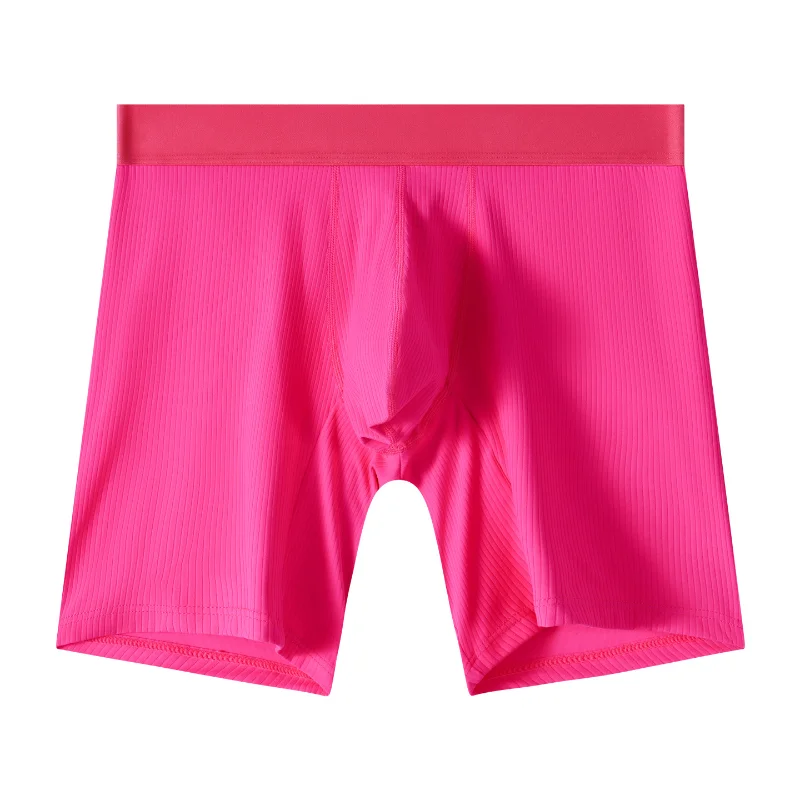 Men's Panties Long Legs Extended Sports Underwear Boxer Casual Anti-Wear Legs Running Underpants Bulge Pouch Boxers Slip Homme