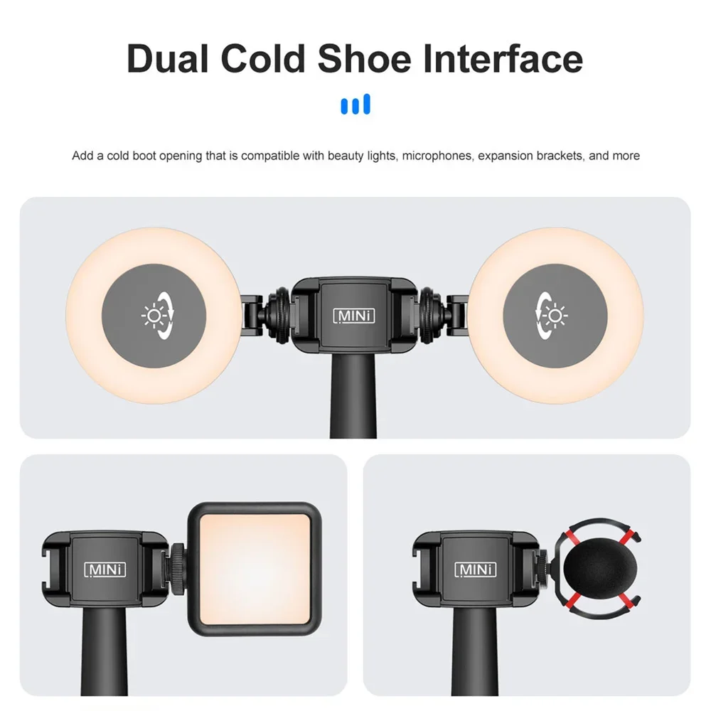 P01 Pro Tracking Shooting Gimbal AI Camera Recognition Body Face Track 360 Rotation Intelligent Follow Live Shoot Phone Stand