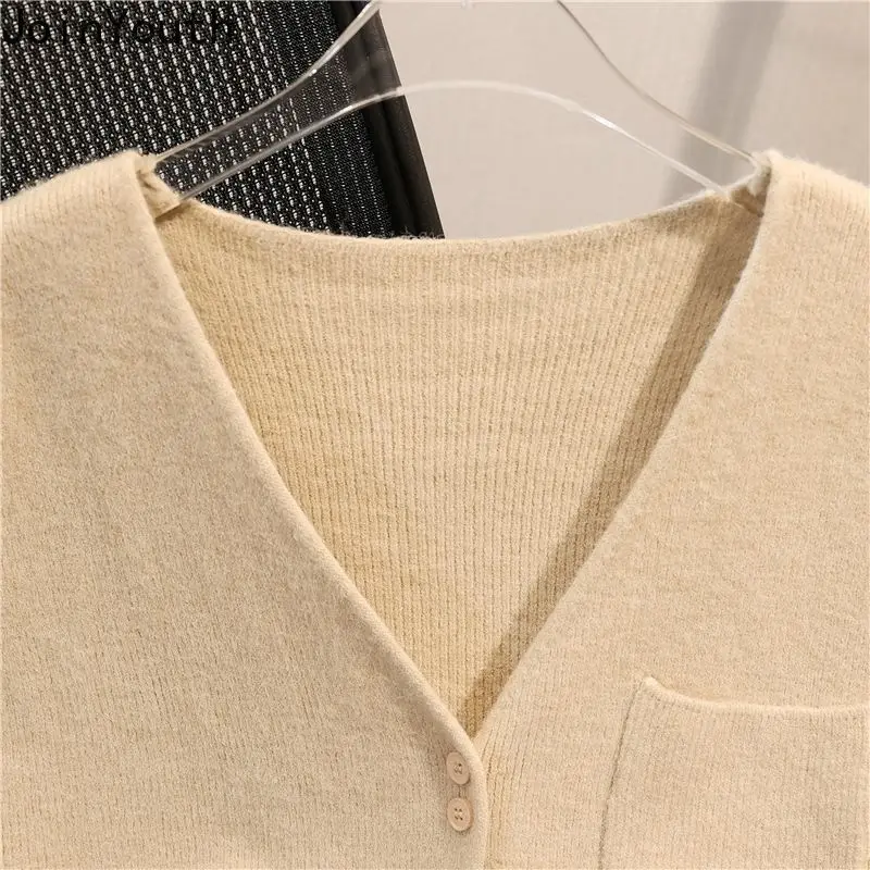 Solid Color Knitted Vest Jackets Women Clothes Sleeveless Vintage Waistcoat V-neck Casual Fashion Tanks Tops 2024 Ropa Mujer