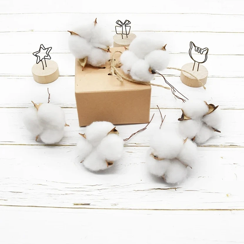 

5Pcs 5CM Artificial Flowers Wholesale Cotton Ball Christmas Decorative Plants Wreaths Wedding Holding Home Decor Diy Accessories