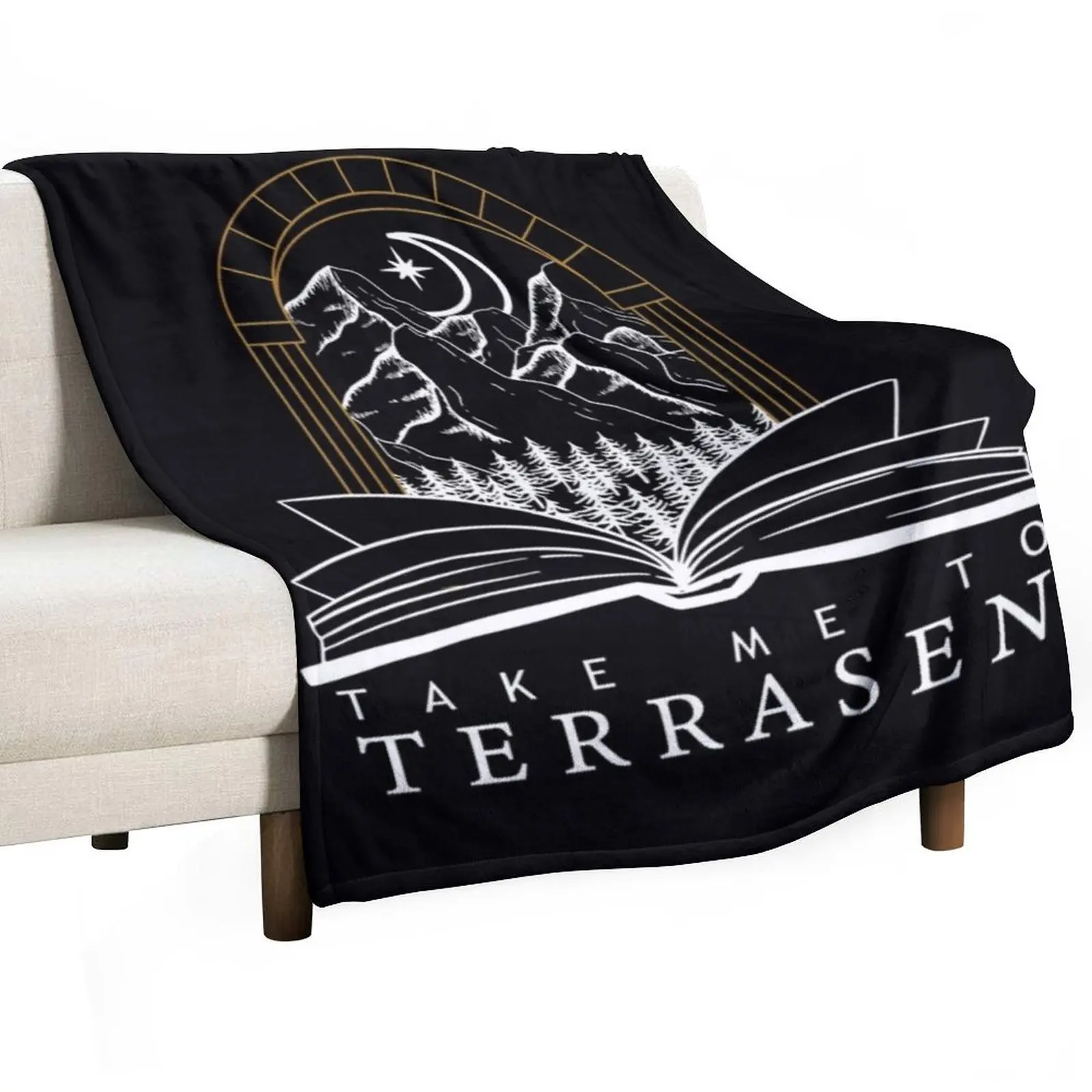 Take Me To Terrasen - Throne of Glass \t Throw Blanket Decorative Sofa sofa bed Blankets