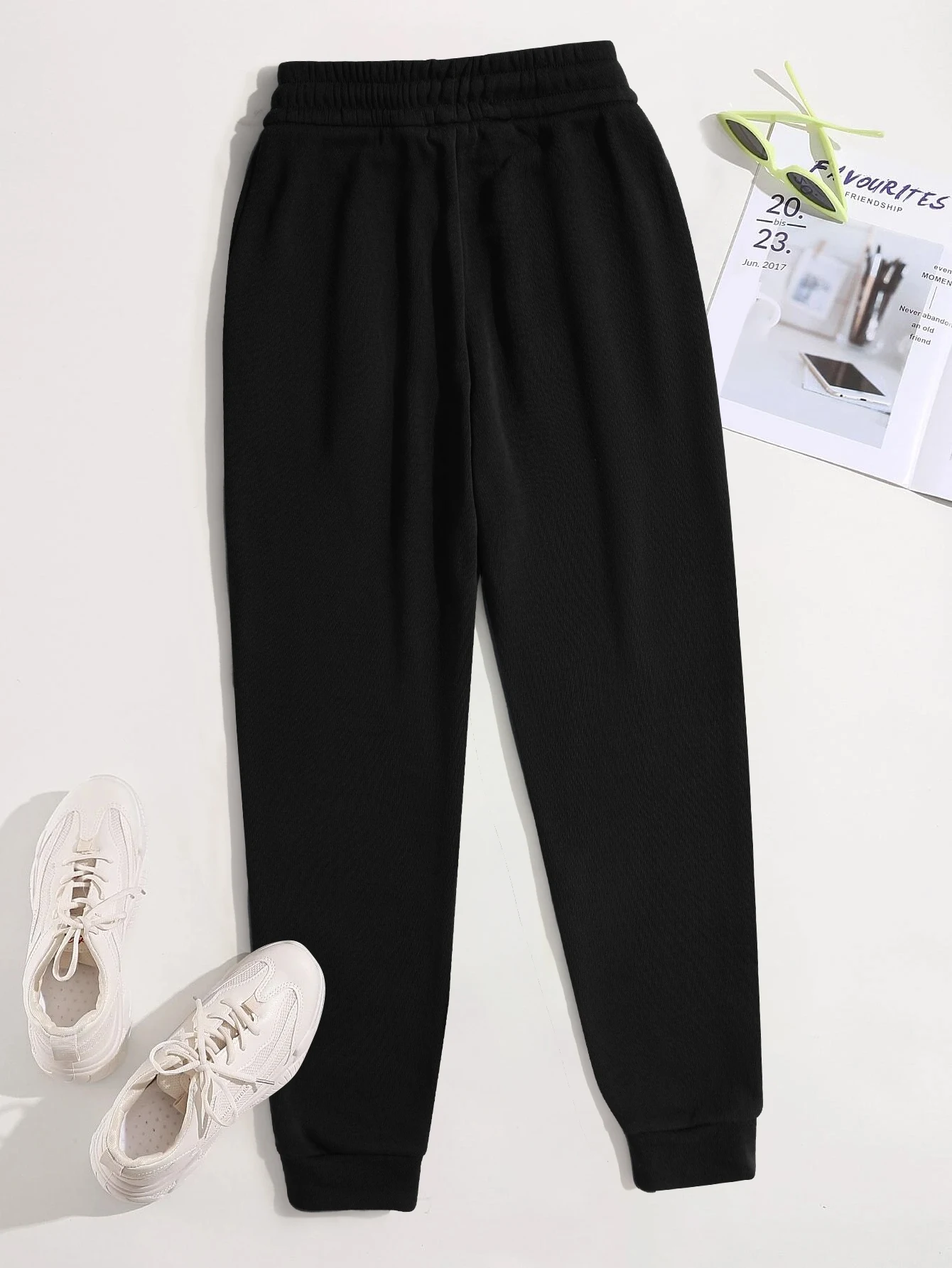 Los Angeles Art Letter Print Casual Sport Trousers Men Fashion Autumn Sweatpant Warm Soft Sportpants High Street Basic Britches