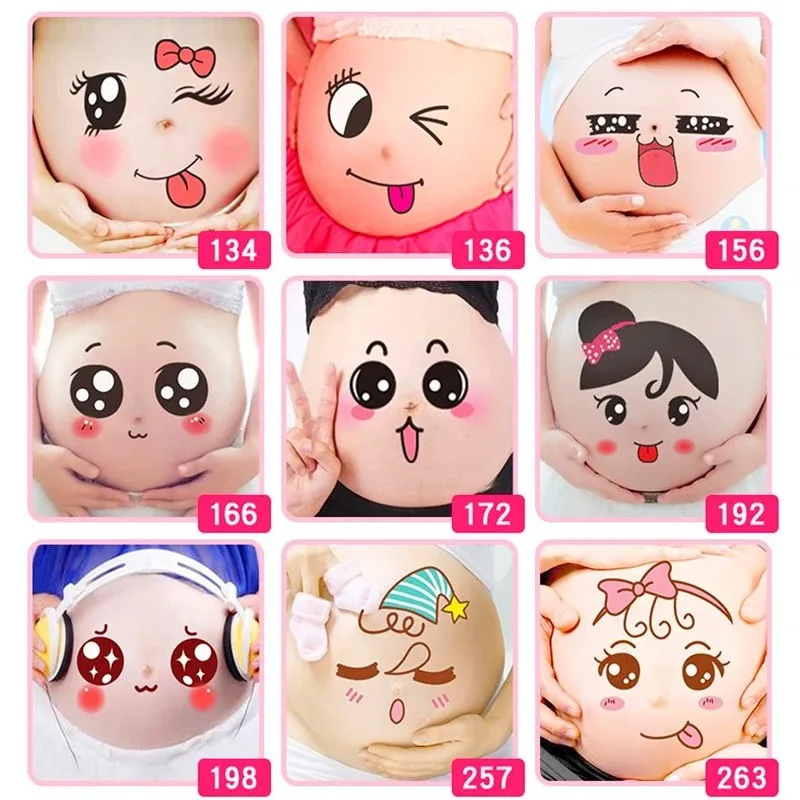 Autocollants de maternité pour femmes enceintes, accessoires photo, photographies de grossesse, peinture du ventre