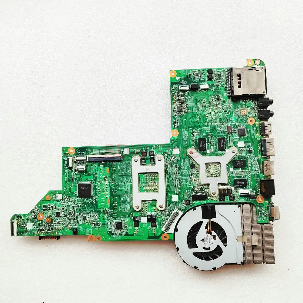 For HP PAVILION DV6-3000 DV6T-3000 NOTEBOOK 615279-001 Laptop Motherboard + Heatsink + CPU = Replace 595133-001 603939-001 DDR3