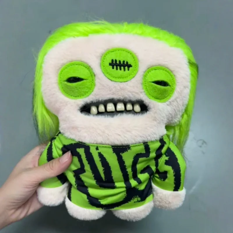 

Новая оригинальная плюшевая игрушка-монстр Fuggler Funny Ugly Monster Fuggstars Series, второе поколение, 23 см, зубастый монстр, подарки для звездных певцов