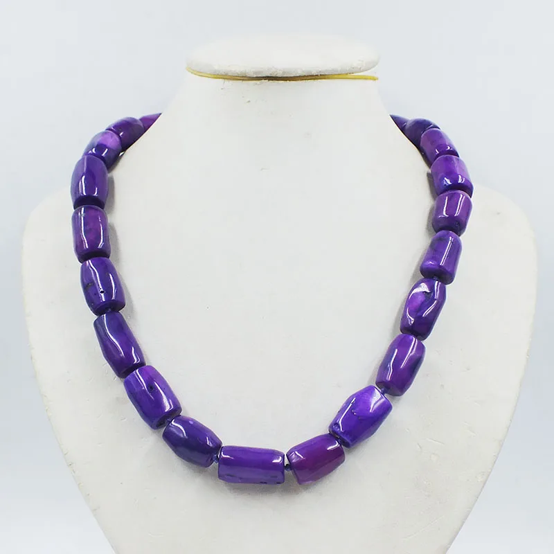 

the last one. Natural purple coral necklace 20 "