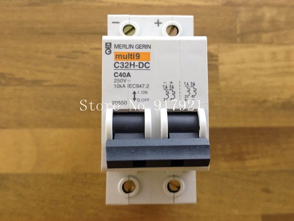 [ZOB] original C32H-DC C40 2P40A DC circuit breaker 20550  --5pcs/lot