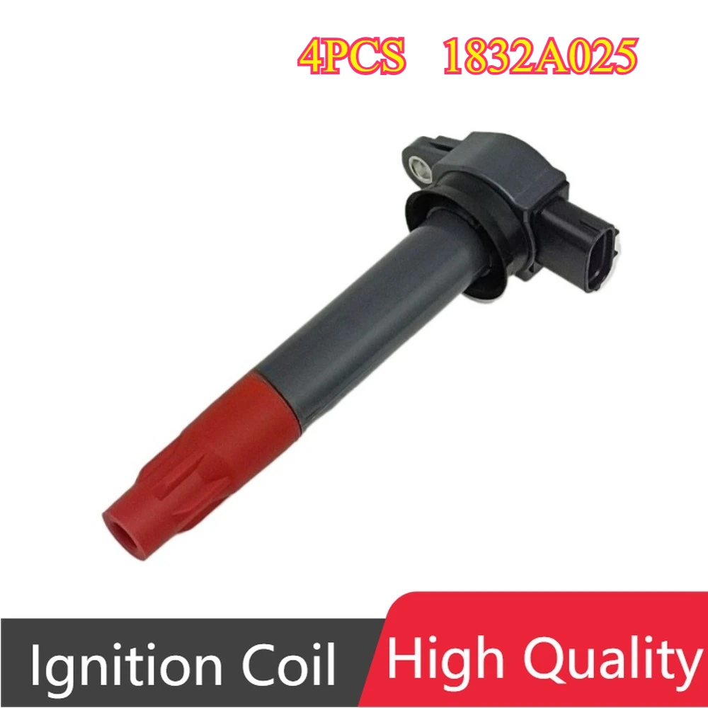 

4 шт. 1832A025 катушка зажигания для MITSUBISHI L200/TRITON 2,4 (KA5T) 2005-2015 PAJERO SPORT II 2.4L 2008-2015 автомобильные аксессуары