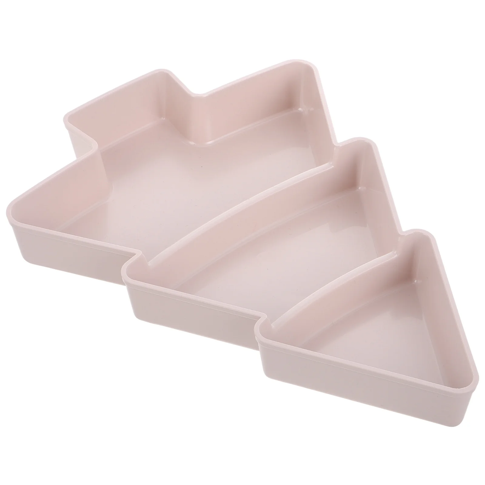 

Fruit Basket Christmas Dinner Table Decor Tree Shaped Plate Cheese Nuts Storage Tray