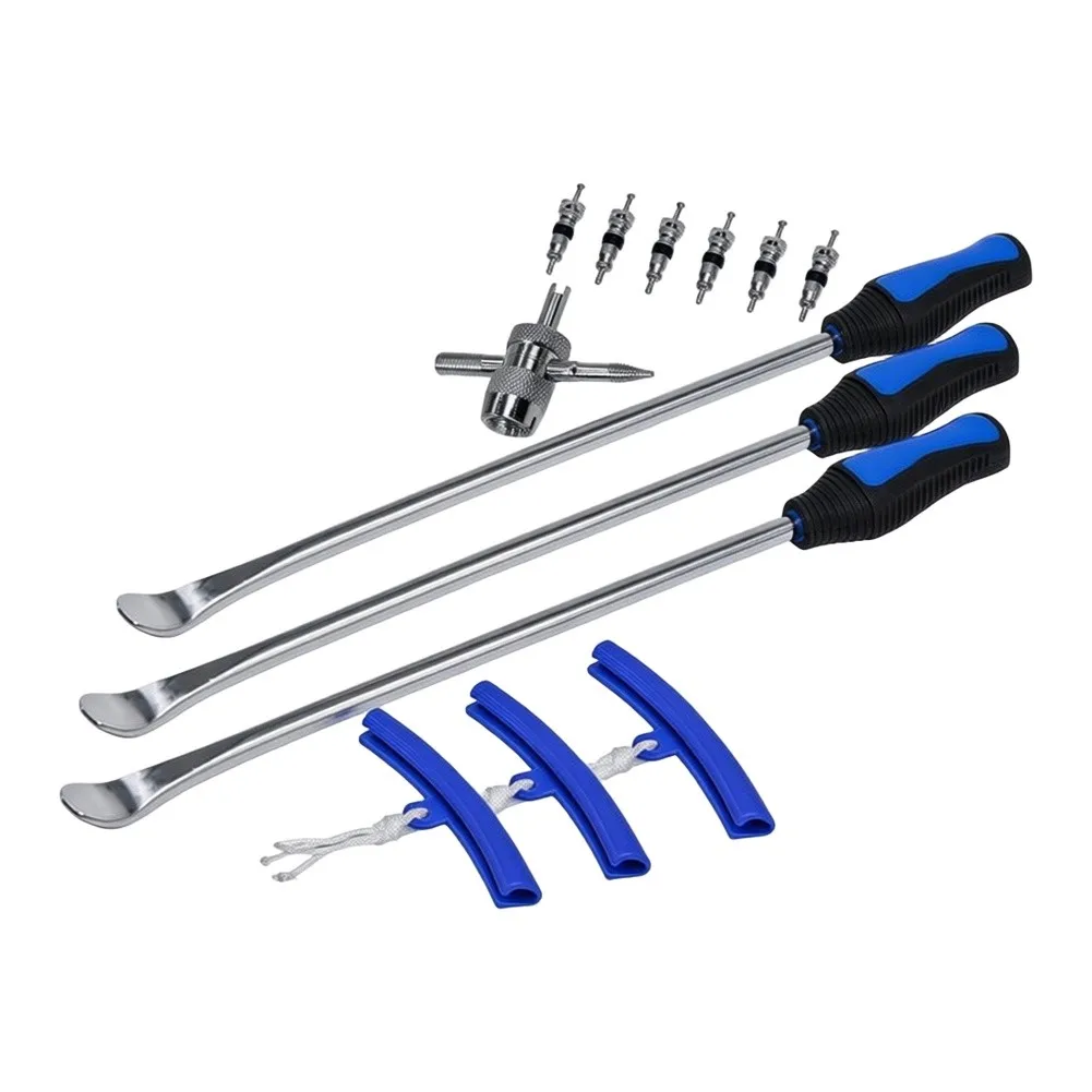 13-Part Metal Tire Lever Collection Designed for Effective Bead Breaking and Tire Positioning on For Motorcycles Bicycles