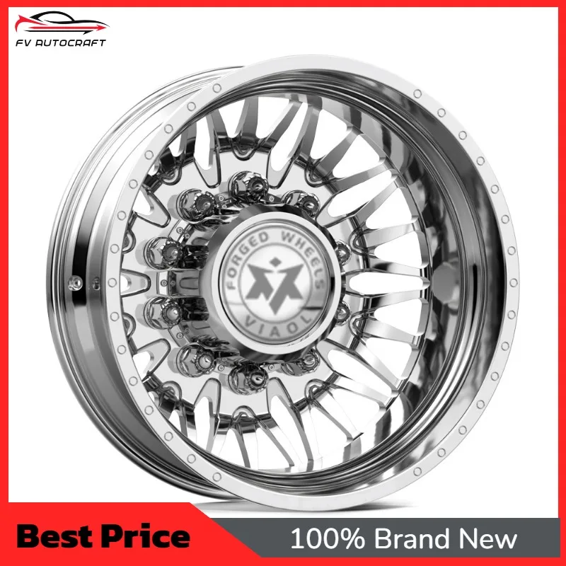 【2026】Viaol Forged Dually Wheel Polish 10x200 8x200 8x165 24*8.25j 20 22 24 26 28 30 Inch Wheel Fit For Ford F-250 350 450 RAM