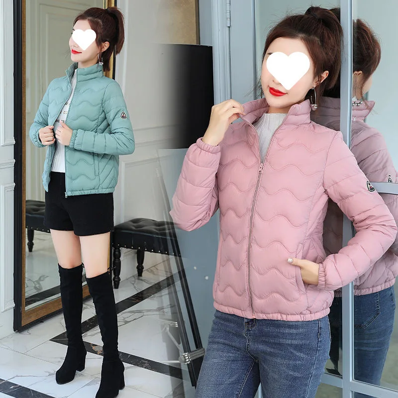 2024 New Short, Lightweight Winter Korean Edition Slim Fit Small For Women, Show Off Thin Size Large Women's Cotton Jacket
