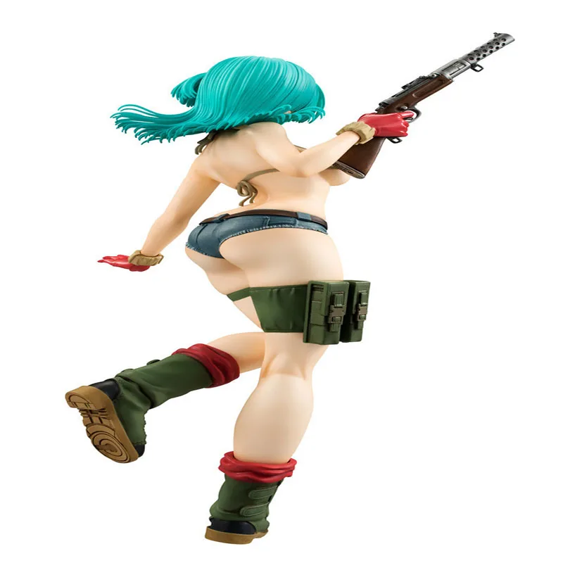 Anime Dragon Ball Sexy Mädchen Serie Bikini Bulma Militär Uniform Action Figur Modell PVC Desktop Dekoration Spielzeug Geschenk