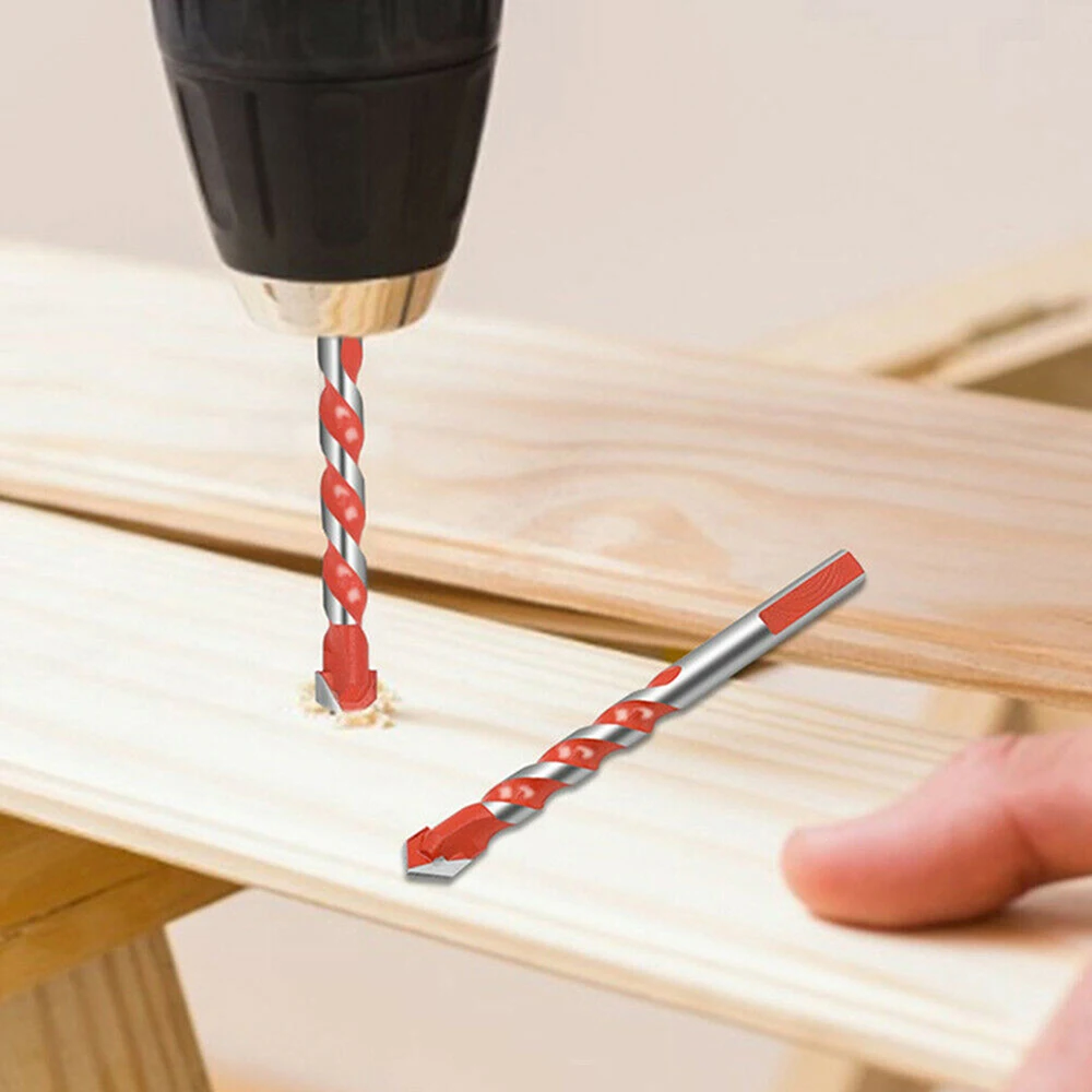 3/4/5/6/8/10/12cm Drill Bits Ceramic Construction Glass Hole Marble Multifunctional Non-slip Triangle shank handle