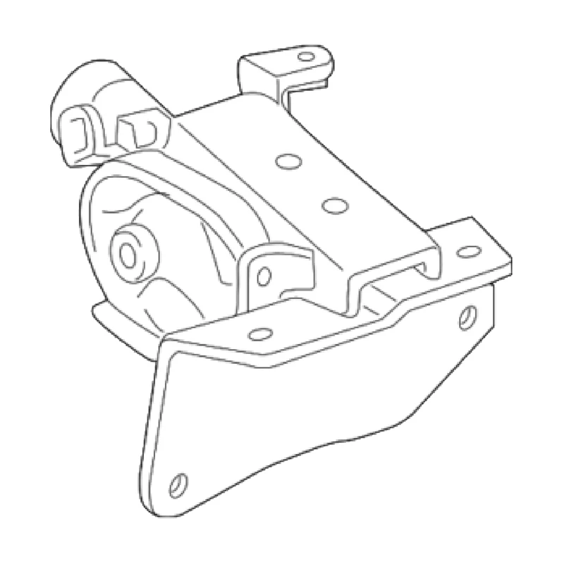 12372-0D110 Machine Foot Rubber Engine Bracket Auto Supplies For Toyota Corolla Parts Component