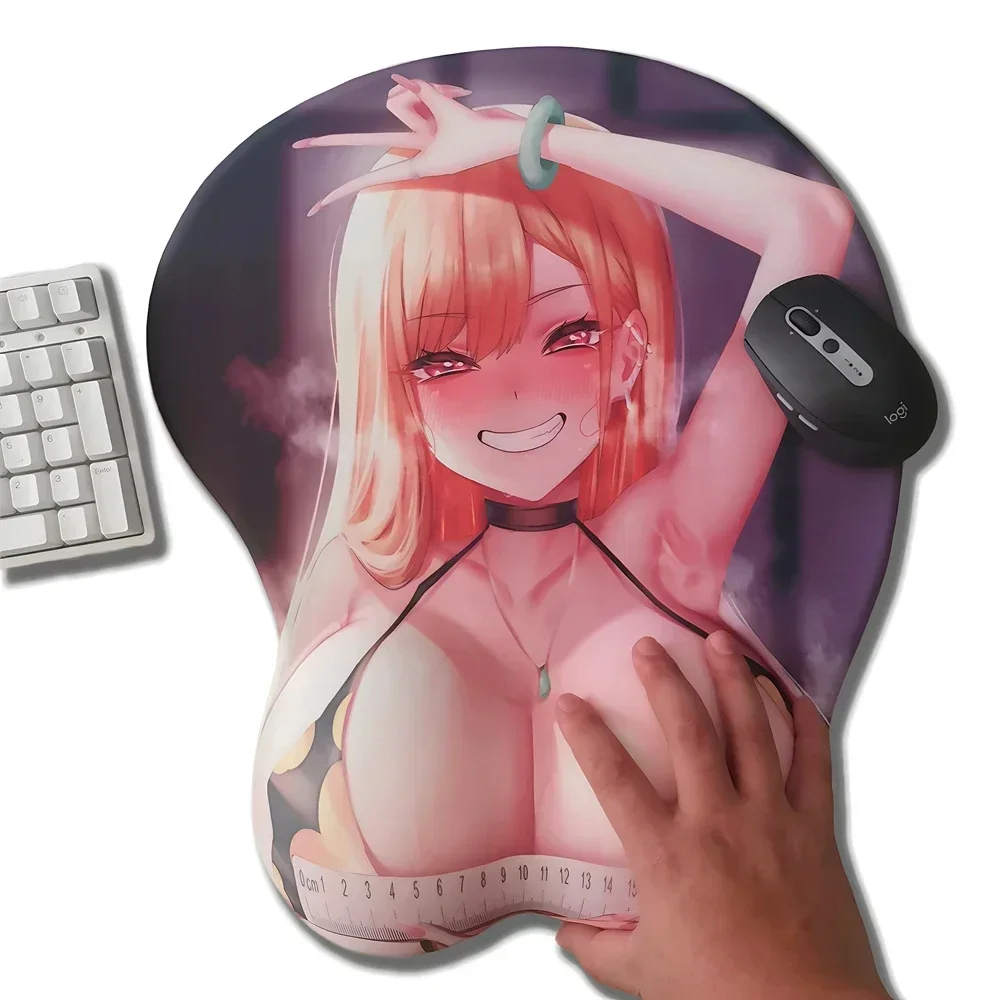 Large Size Mouse Pad Anime Sexy Nelliel Tu Odelschwanck Big Breast  3D Cute with Wrist rest Oppai Boobs Mat Weighs 2000g