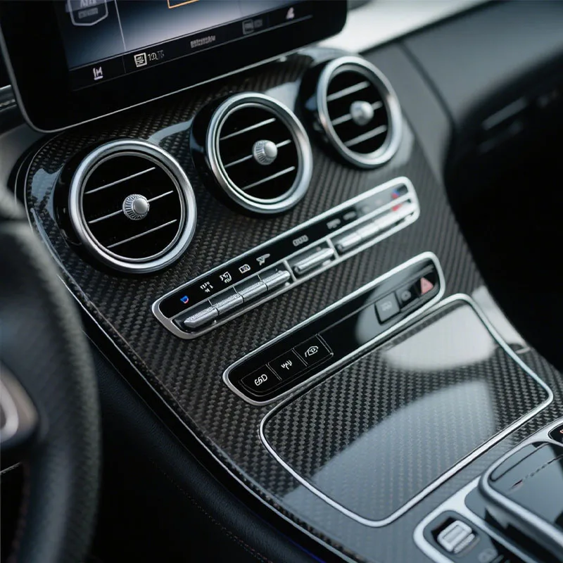 

6D Carbon Fiber Interior Film Car Sticker Protective Sticker Scratch Resistant Black Light Waterproof Tape Car Car Film