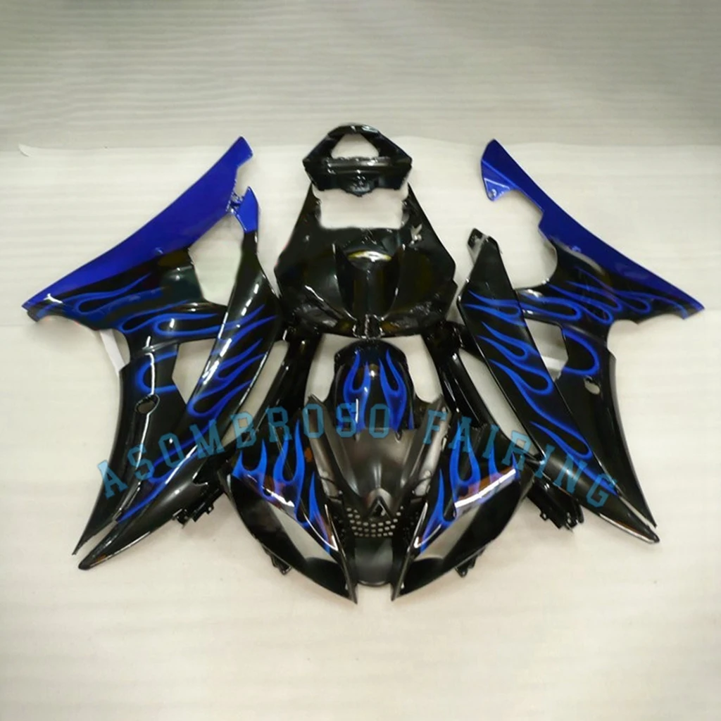 Blue Flames Motorcycle Fairing Kits For Yamaha 2008 2009 2011 2013 2014 2016 YZFR6 YZF600 08-16 YZF-R6 Injection Hulls