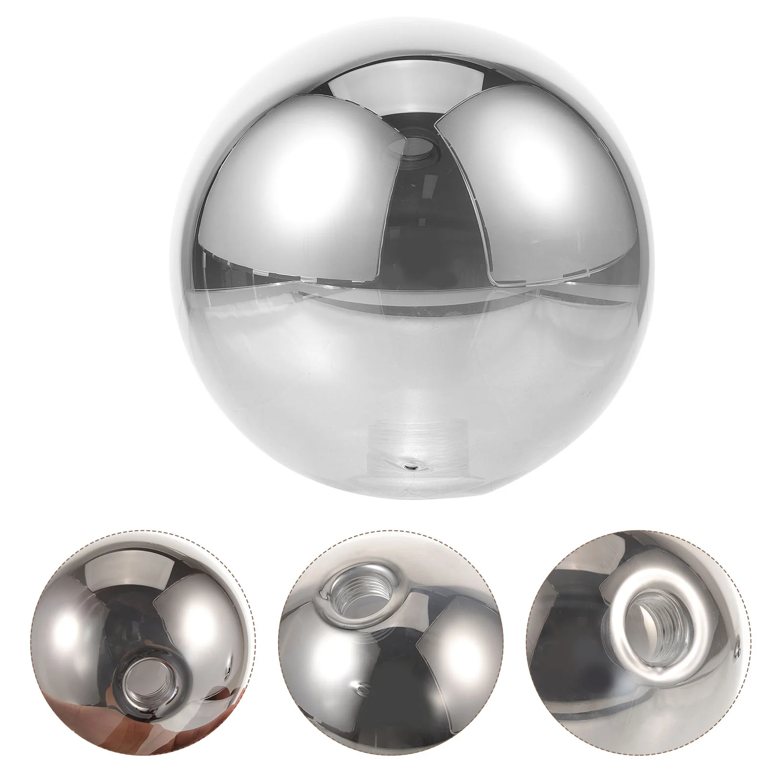 

Globe Bulb Guard Ceiling Fan Replacement Smoke Gray Ball Glass Lampshade for Pendant Chandelier Sconce Light