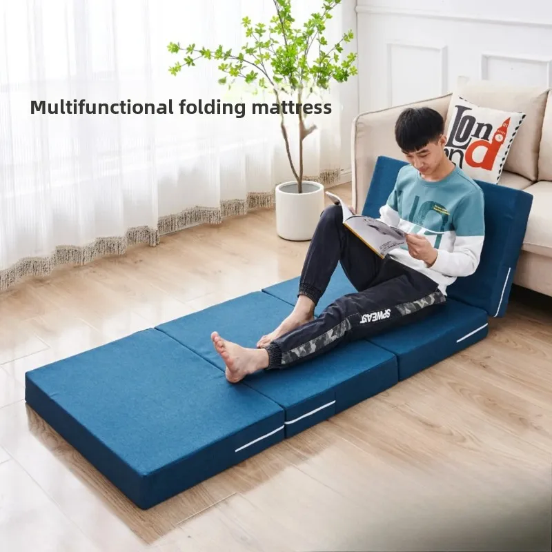 

Thickened Foldable Sponge Mattress Removable and Washable Floor Mat Comfortable Student Nap Pad Multi-Functional Tatami