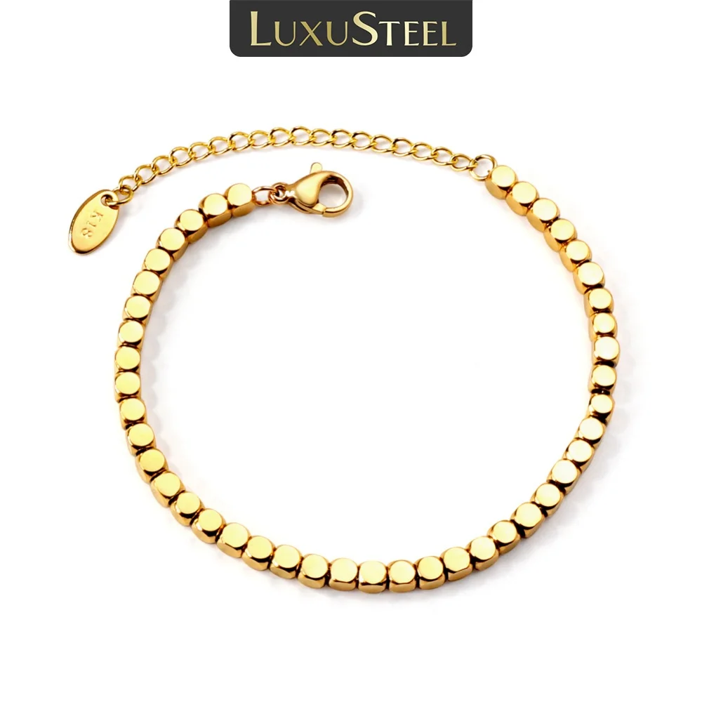 LUXUSTEEL Women's Exquisite Fashion Waterproof Small Square 