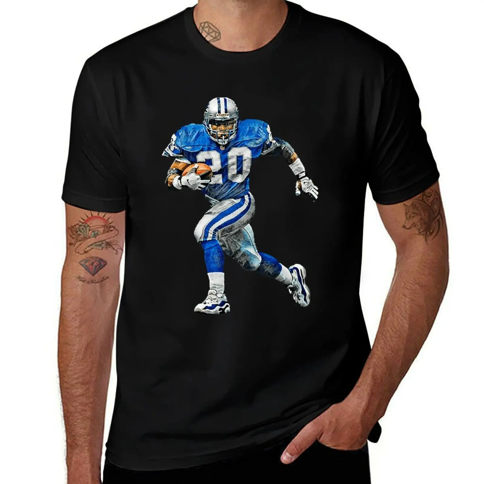 

Running Back T-Shirt gifts for boyfriend korean fashion anime figures Blouse compression shirt men