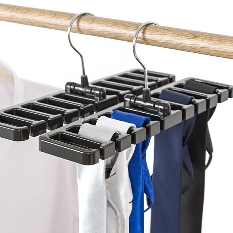 Tie Closet Organizer para Guarda-Roupa, cinto Rack Hanger, suporte De Armazenamento