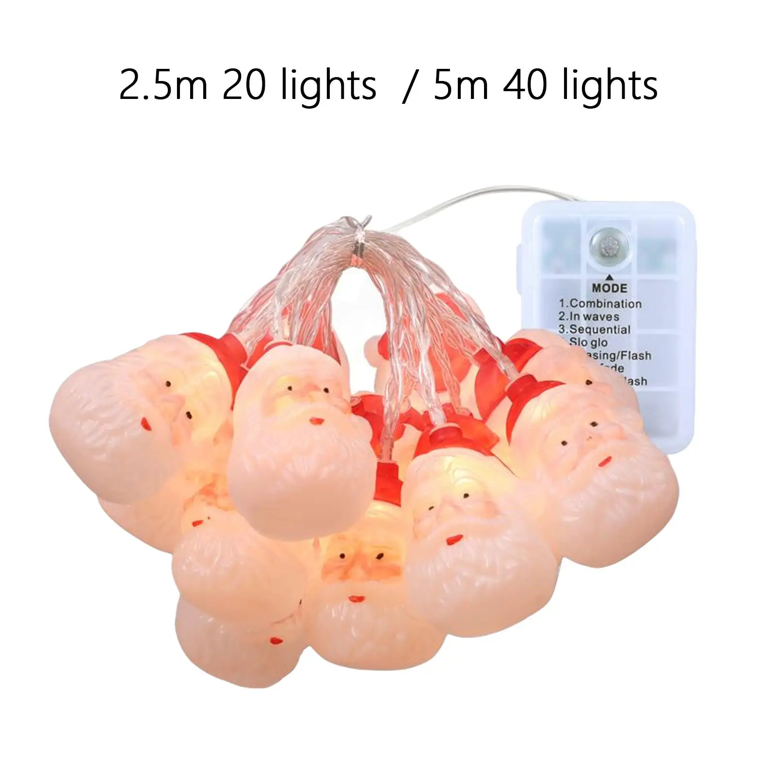 Luci a stringa di natale lampade a LED per decorazioni per la casa al coperto all'aperto per le vacanze