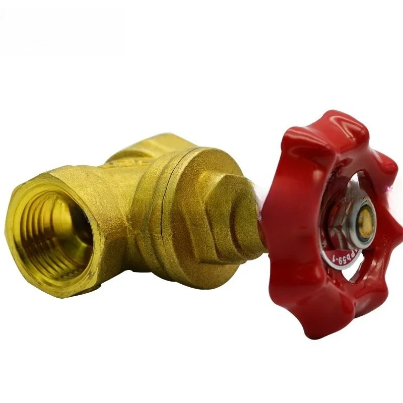 Z15 gate valve thickened 4 points 6 points brass thread table front main water pipe manual valve switch