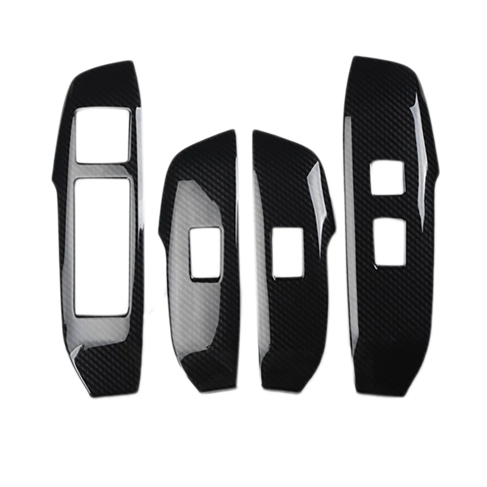 

Carbon Fiber Car Window Switch Panel Adjust Cover Trim Stickers Strip Garnish Decoration for LEXUS NX 300H 200T