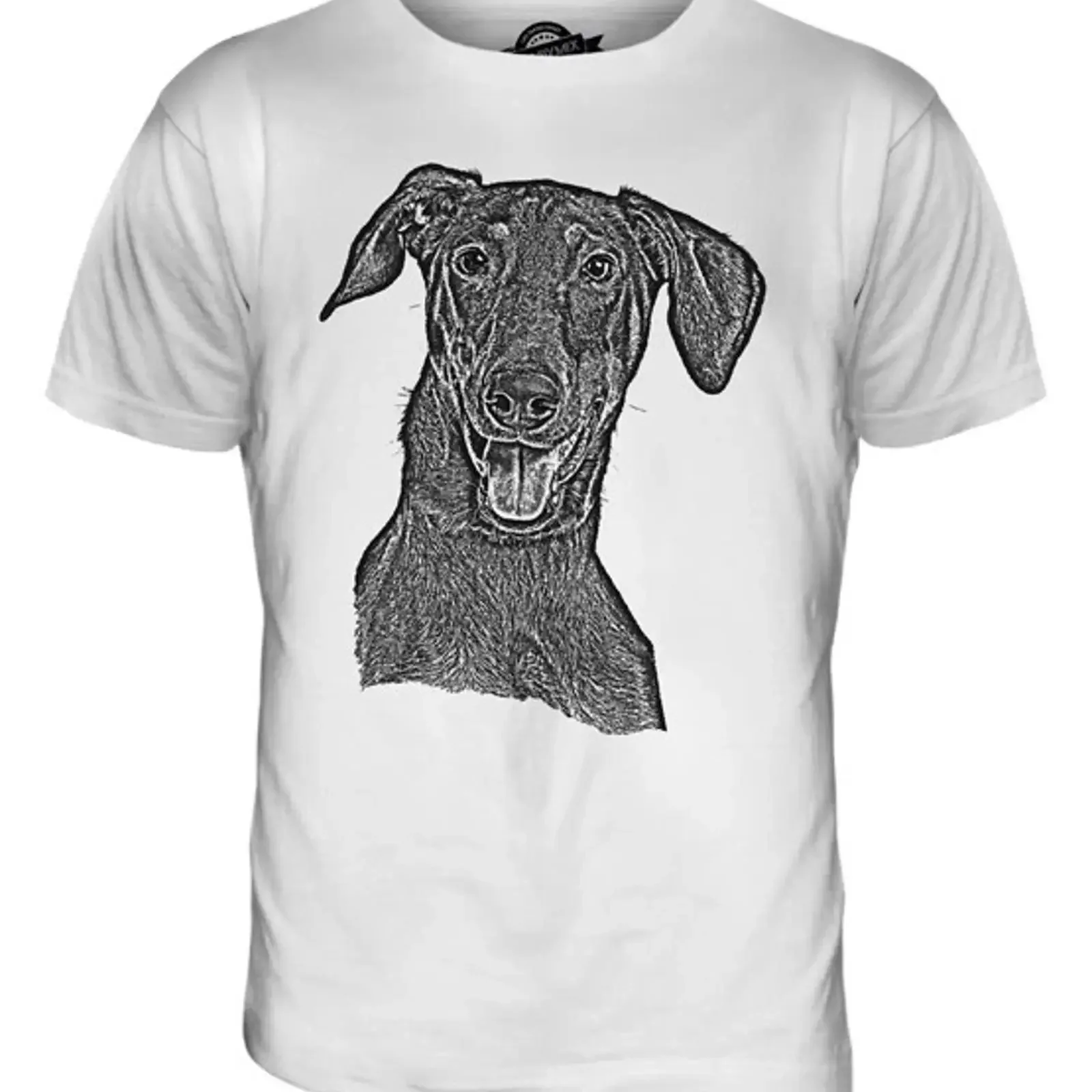 Футболка DOBERMANN PINSCHER SKIZZE для мужчин, размеры XS, S, M, L, XL, 2XL, 3XL, 4XL, 5XL, винтажная, с эффектом потертости, дизайнерская, повседневная, мягкая.