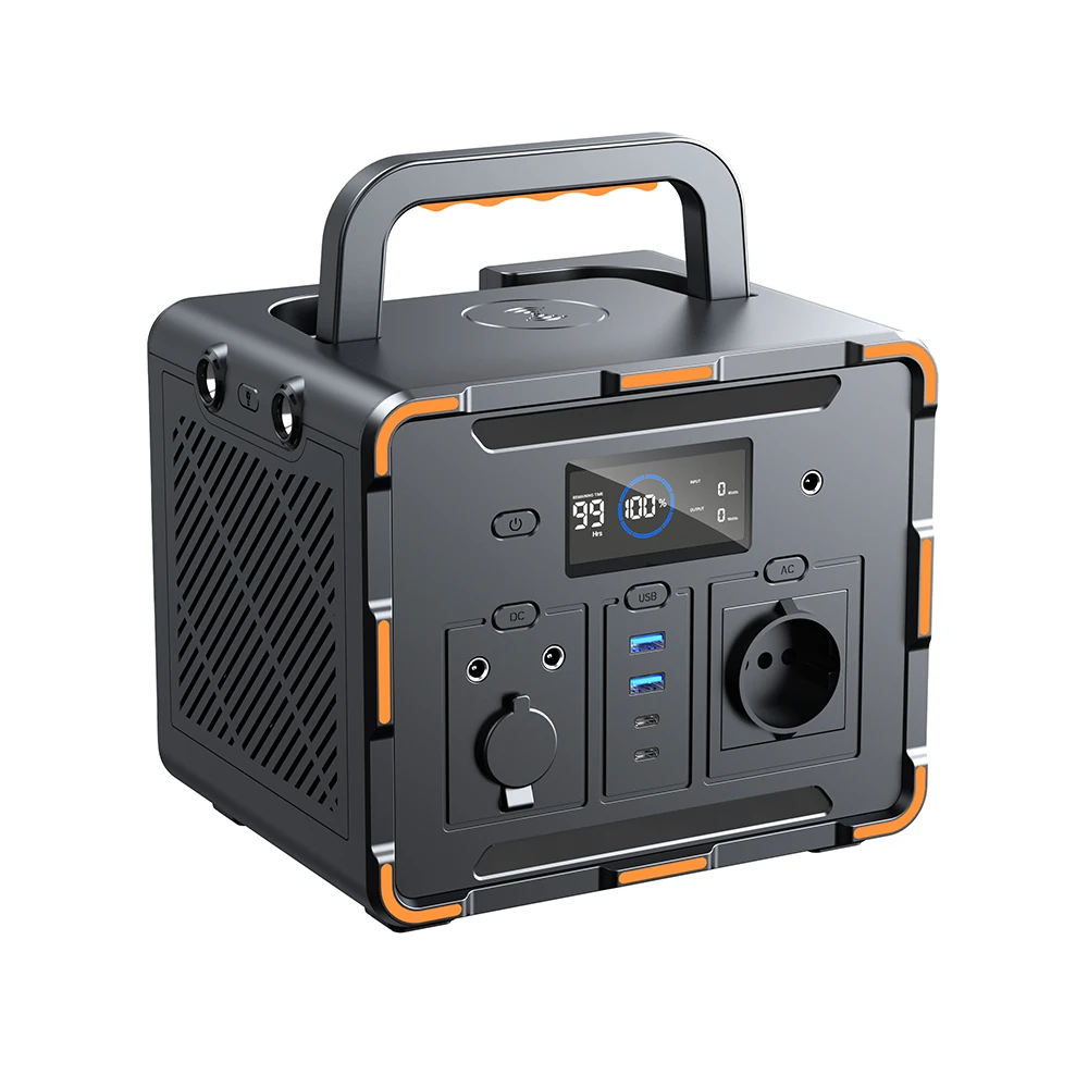 

Portable Power Station 300W Battery Pack 110V Sockets Dc and USB-C Ports with Light Emitting Diode Outdoor Travel and Camping