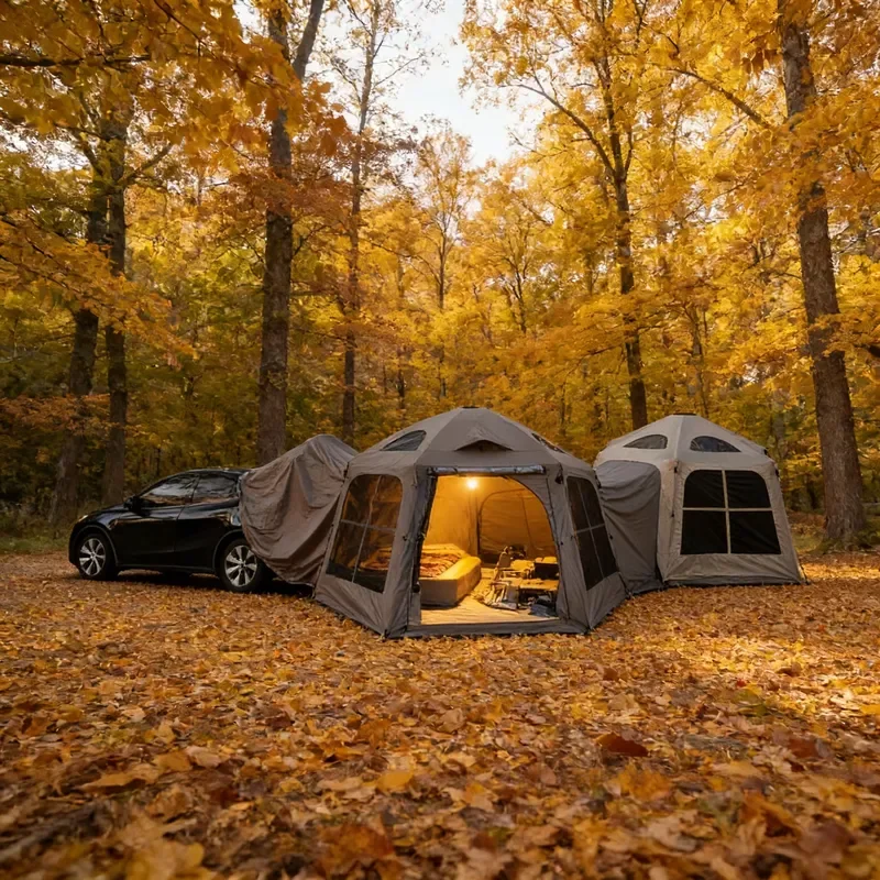 High Quality Folding Car Tent Car Camping Tent Portable Four-Season for Outdoor Travel