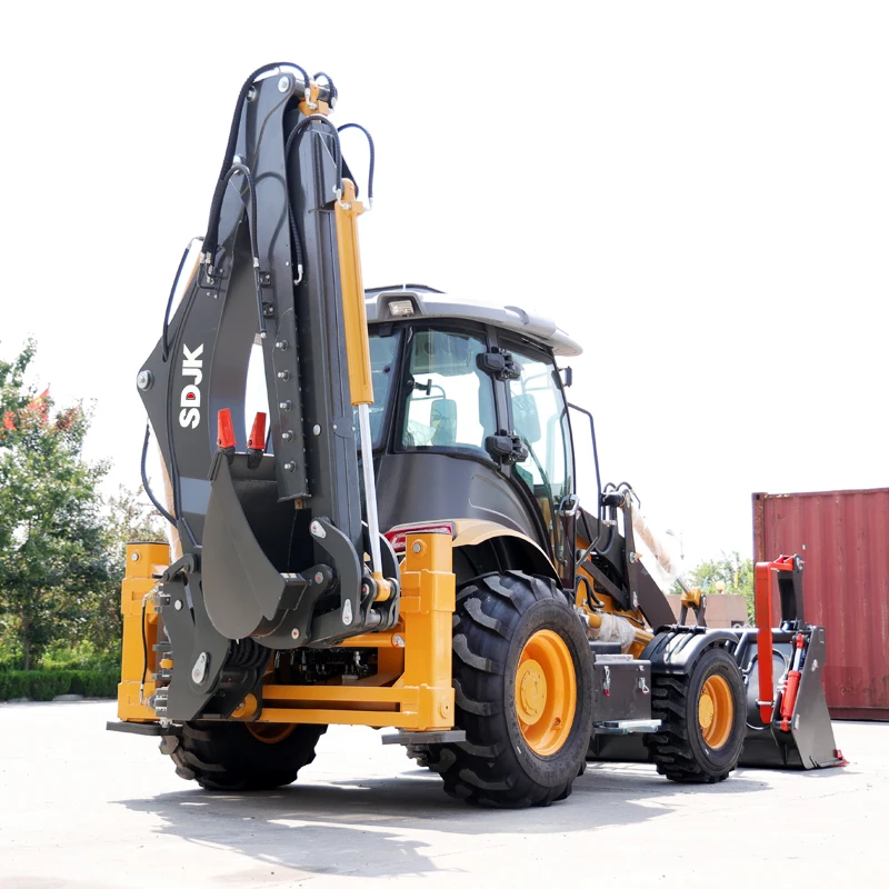 China Manufacturer Front End Skid Steer 4X4 Wheel Backhoe Loader Price Mini Backhoe Loaders with CE EPA Euro5 Engin Customizable