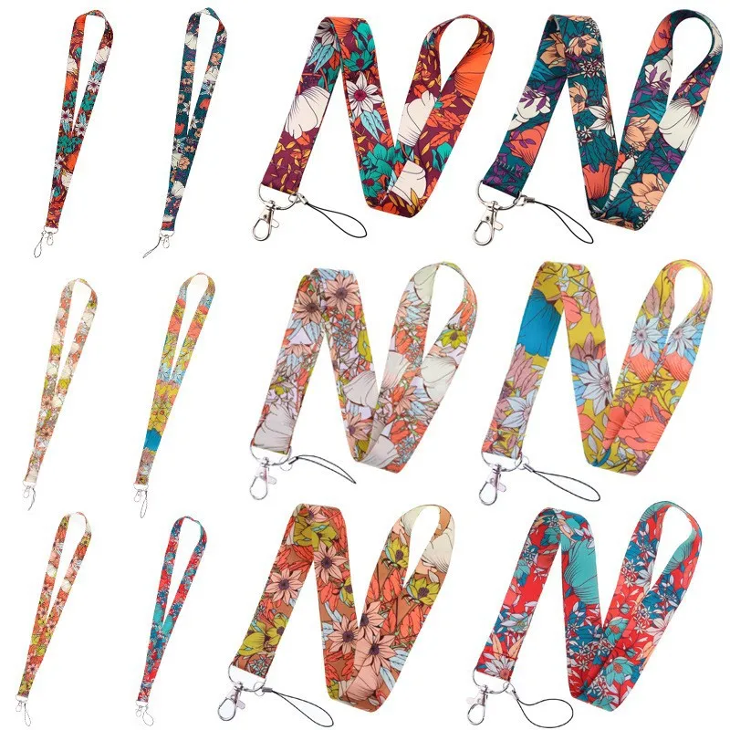 Lanyard For Keys Chain ID Credit card Cover Pass Mobile Phone Charm Neck Straps ID Badge Holder Key Accessories