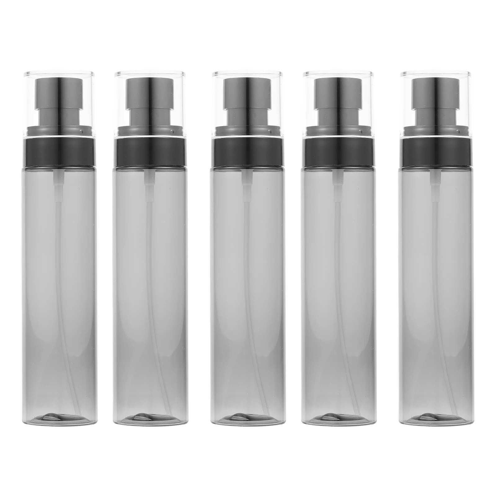 

5 Pcs Sunscreen Spray Bottle Perfume Storage Container Mini Plastic Bottles Empty Makeup Containers