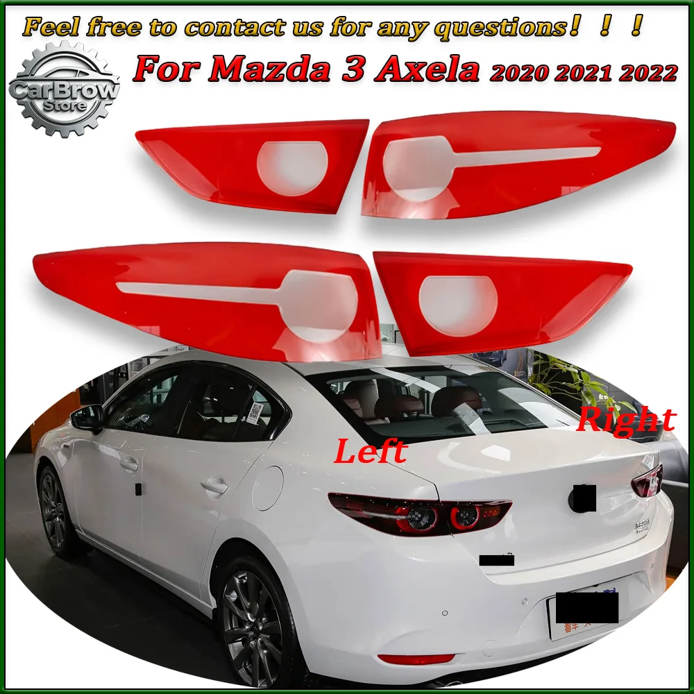 

Auto Taillight Cover For Mazda 3 Axela 2020 2021 2022 Car Rear Taillamp Tail Lamp Light Lampshade Lampcover Auto Lens Shell