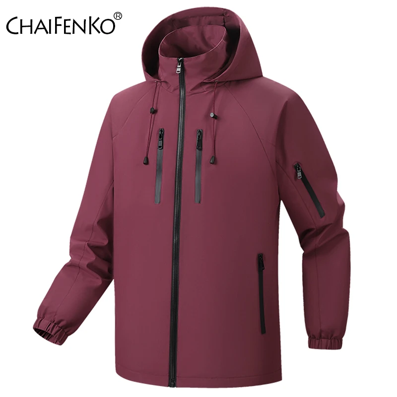 Man New Coat Windproof And Waterproof Skiing Hiking Mountaineering Attire Man Spring Autumn Outdoors Motion Interchange Jacket