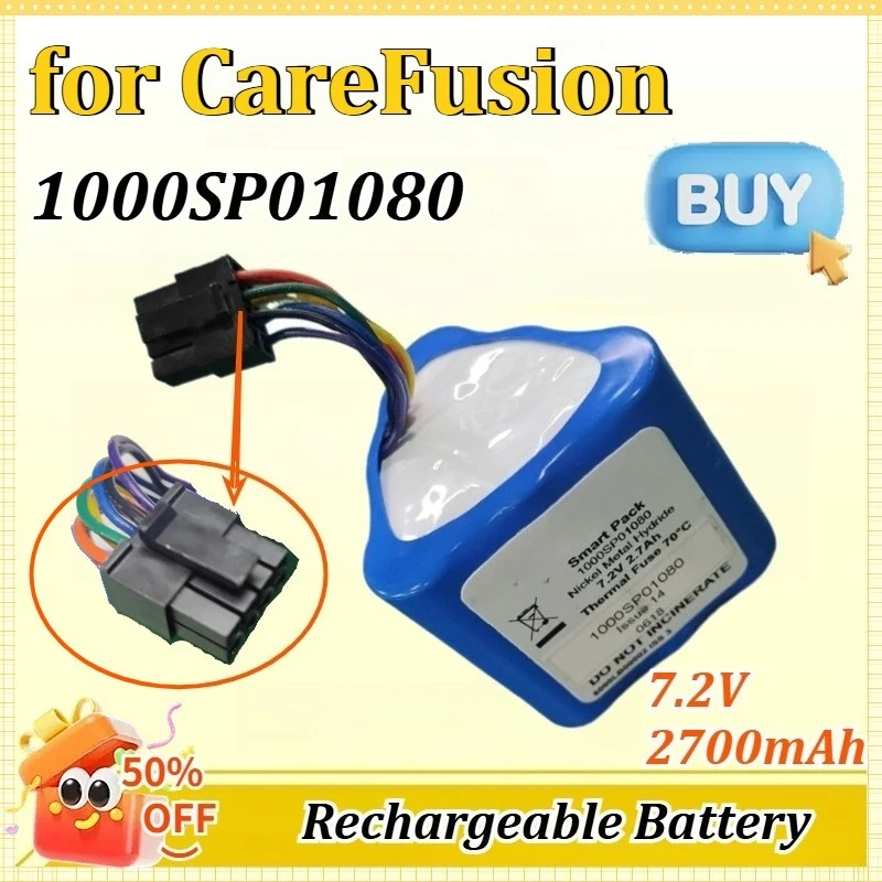 

For CareFusion 7.2V 2700mAh 1000SP01080 for Alaris GH Plus High Quality Ni-MH Injection Pump Battery