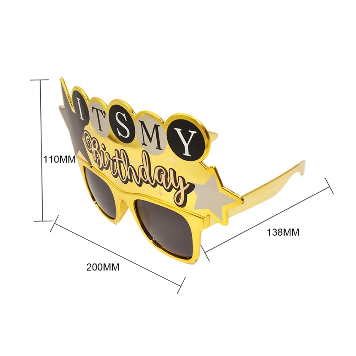 

Funny Glasses Celebration Kid Birthday Modeling Fancy Dress Decor Prop Warm Tip