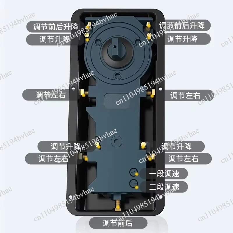 Glass Door Floor Spring 220B 120KG Hydraulic Hinge for Frameless & Framed Glass Door Accessories