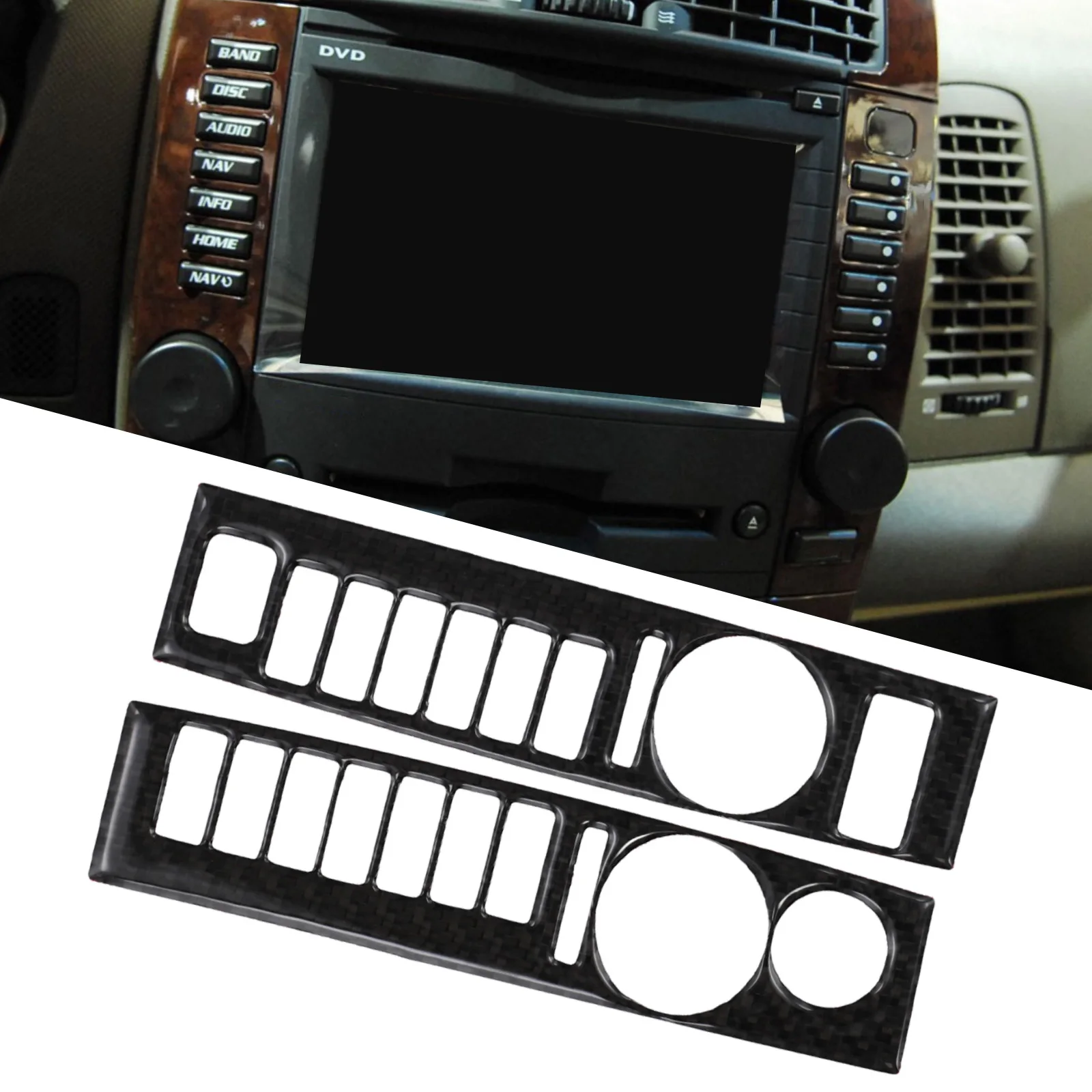 Car Interior Upgrade For Car Interior Upgrade Interior Cover Trims Car Interior Decal Epoxy Coating For Cadillac CTS 2003-2007