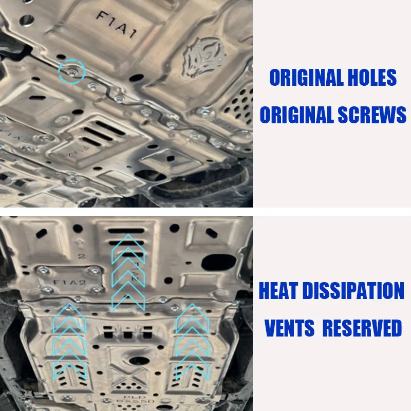 For Toyota 2024 LC250 Prado Cargo Cover Aluminum Engine Guard Bottom Skid Plates Underbody Protection Accessories