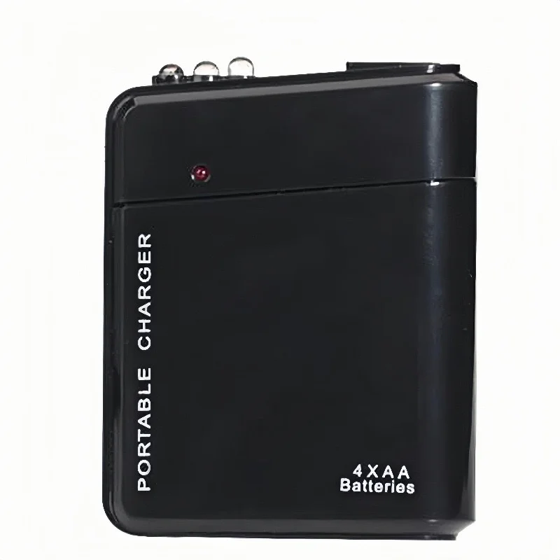 New USB Emergency Portable 4 AA Battery Power Charger for Android Cell Phone iPhone