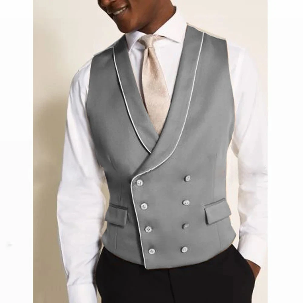 

Высококачественный жилет для мужчин, брендовое повседневное двубортное пальто на талии, новый мужской жилет Serge, деловой жилет без рукавов, костюм, мужские жилеты