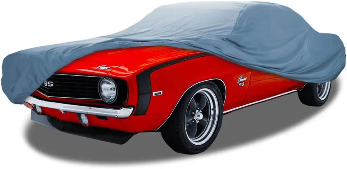 

Custom Car Cover for Chevy Camaro Z28 SS 1967-1973, Waterproof All Weather Rain Snow UV Sun Protection, Full Exterior Indoor