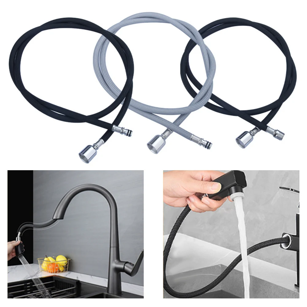 

Lightweight Pull Out Replacement Hose for Kitchen Faucet Quality Silica Gel Inner Tube Premium Nylon Filament Outer Tube