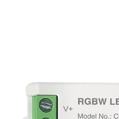 For Home Ambient Lighting White LED Strip Controller DC5V 12V 24V Input PC Material Housing IP30 Protection Rating