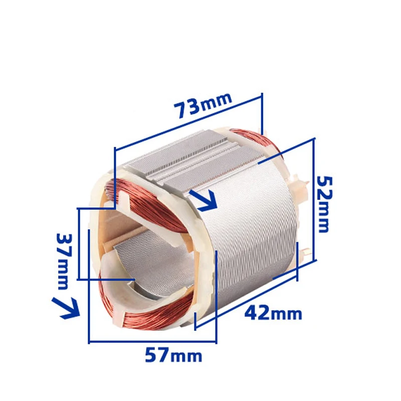 AC220-240V Rotor for Bosch GBH2-24 DRE GBH2-20 6Tteeth Hammer Power Tools Armature Anchor Rotor Stator Coil Replacement Parts