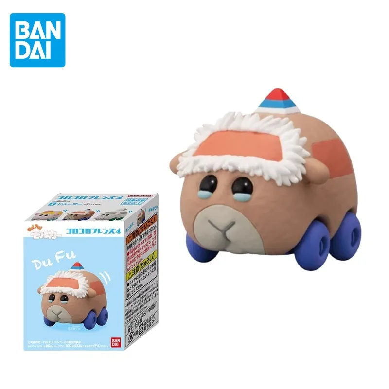 Bandai CANDY TOY Anime Figure PUI PUI Guinea-pig Car Kids Toys Christmas Gift Collectible Birthday Model Ornaments Q Version